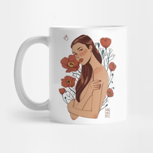 Poppies girl Mug